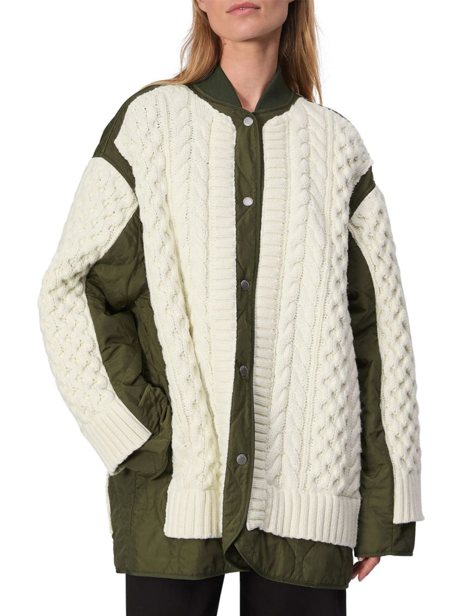 

Куртка Винни в смешанной технике rag & bone, цвет Natural, Белый, Куртка Винни в смешанной технике rag & bone, цвет Natural