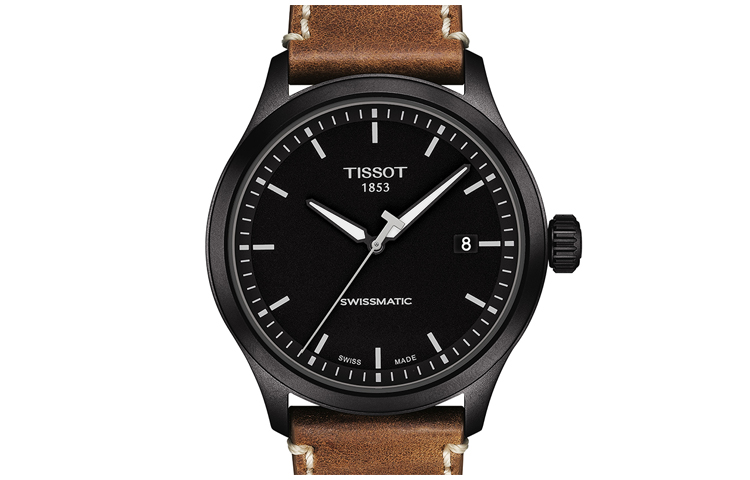 

Мужские часы TISSOT, черный циферблат