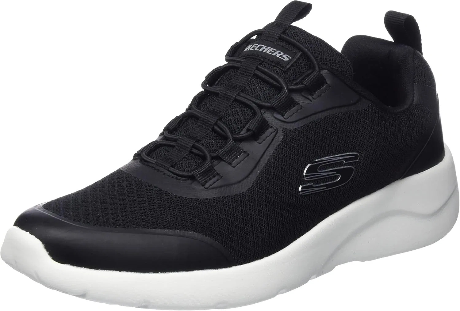 Мужские кроссовки Skechers 894133 BKW, Black Mesh Synthetic White Trim