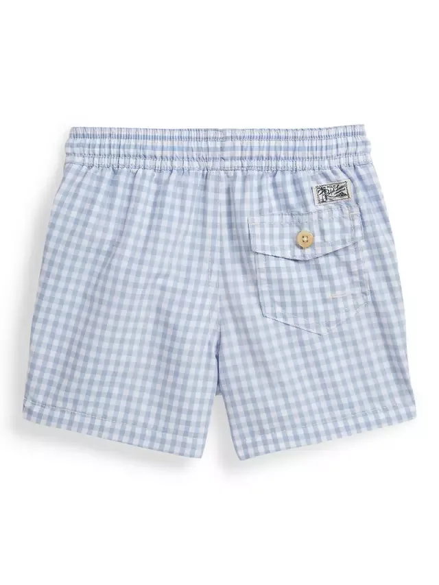 Детские плавки-шорты в клетку на завязках, разноцветные Ralph Lauren — фото 2