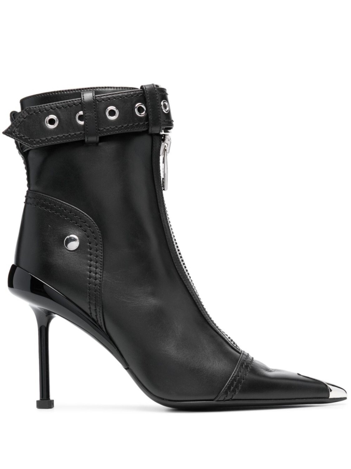 

Ботильоны с пряжкой Alexander McQueen, черный