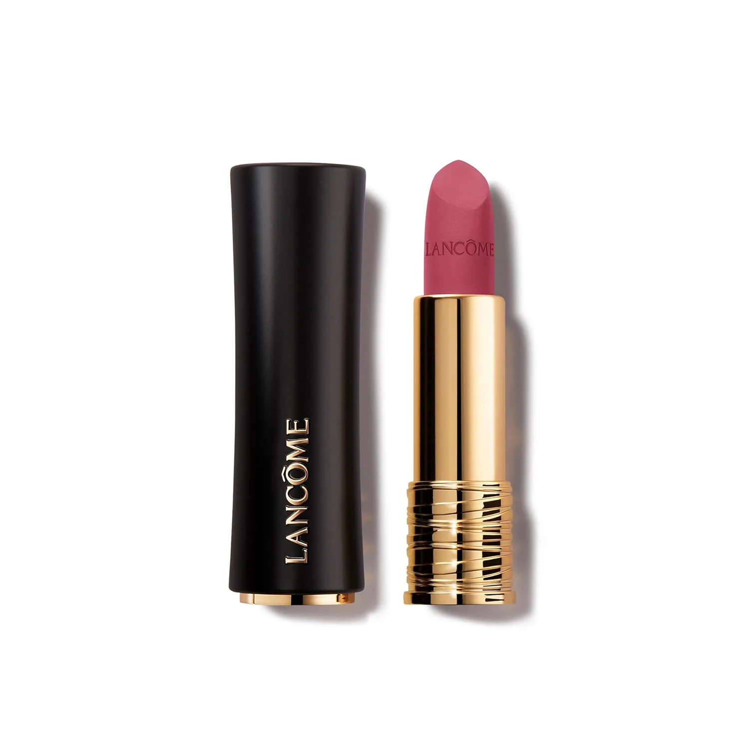 Матовая помада Lancôme L'Absolu Rouge Drama, ультраматовое покрытие, 8-часовое покрытие, керамиды, гиалуроновая кислота, экстракт розы для увлажнения и комфорта, стойкая к размазыванию., 399 Haut En Pink