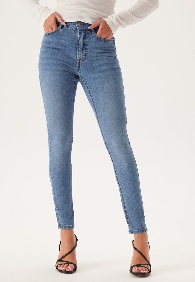 

Джинсы скинни HIGH Bubbleroom, цвет Light Blue Denim