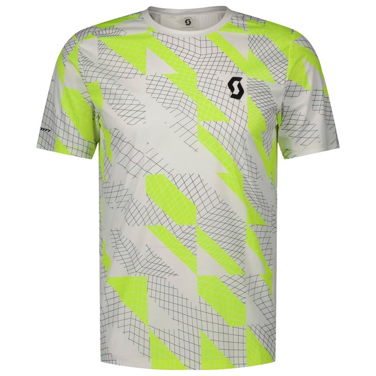 

Футболка для бега по пересеченной местности M's RC Run с коротким рукавом, белая, черная - L Scott