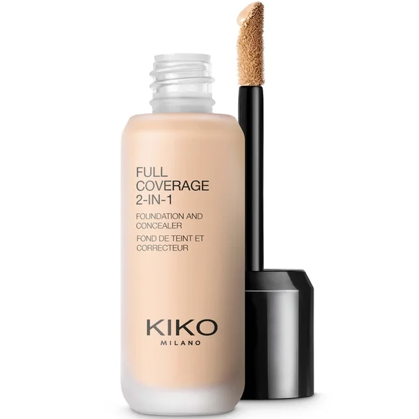 

Тональный крем и консилер полного покрытия 2-в-1 Kiko Milano, 25 мл., цвет 10 warm rose