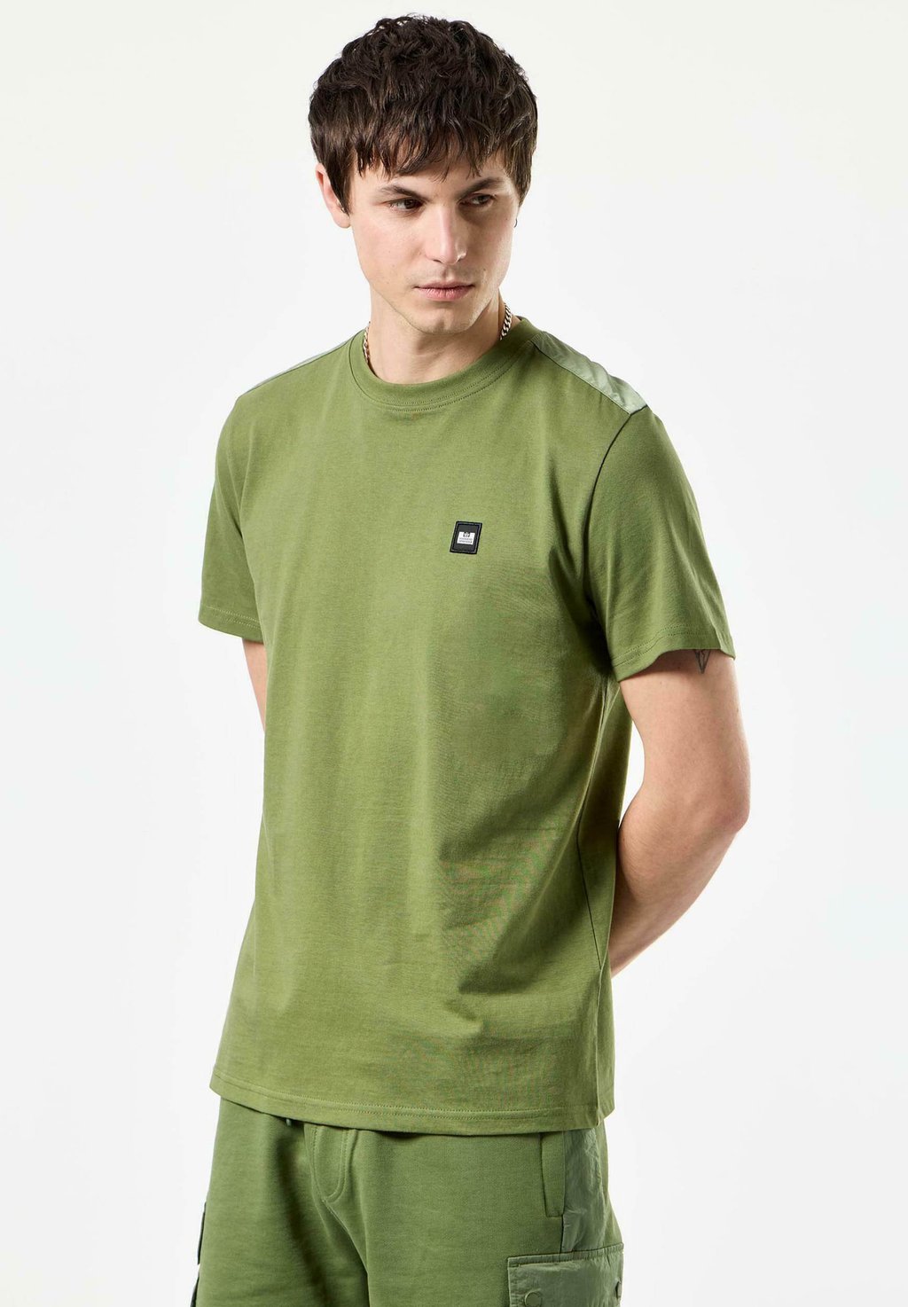 

Базовая футболка GARCIA PARACHUTE OVERLAY Weekend Offender, светло-зеленый