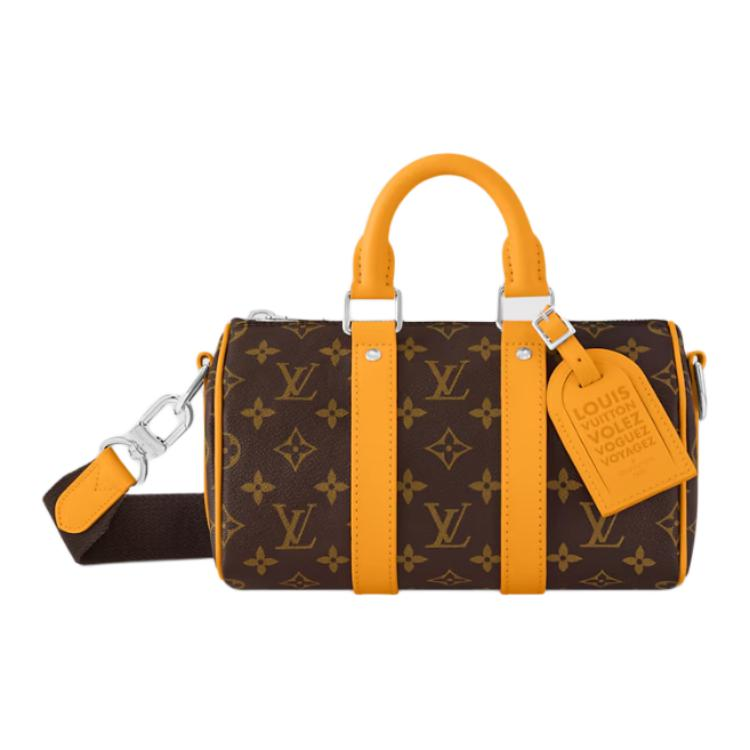 Сумка LOUIS VUITTON, желтый/коричневый — фото 2