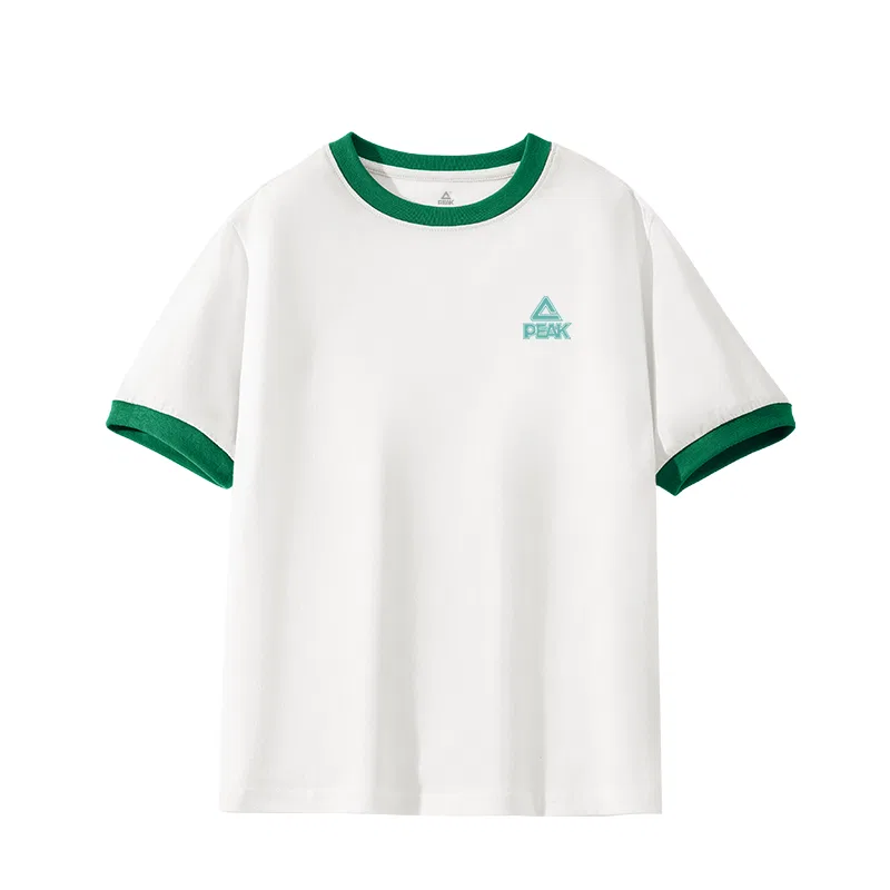 Футболка детская PEAK White Green