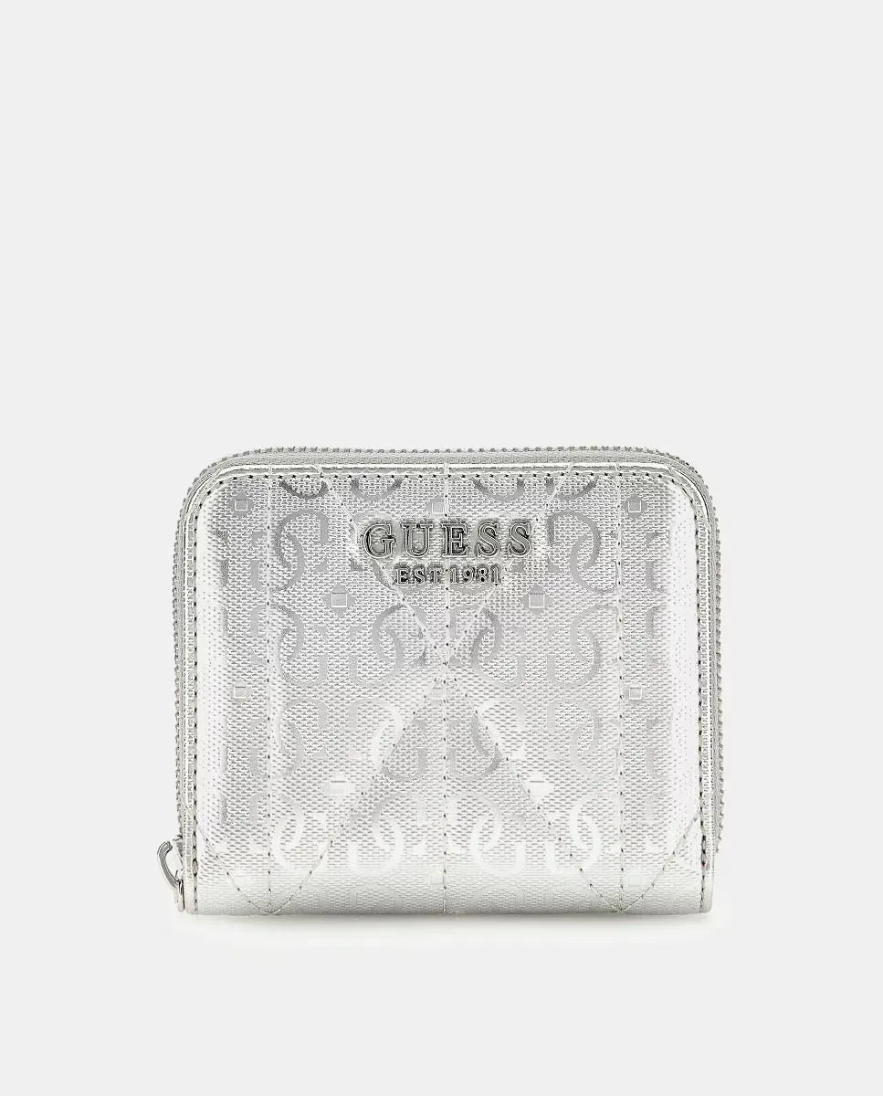 

Сумка с молнией Guess, серебряный