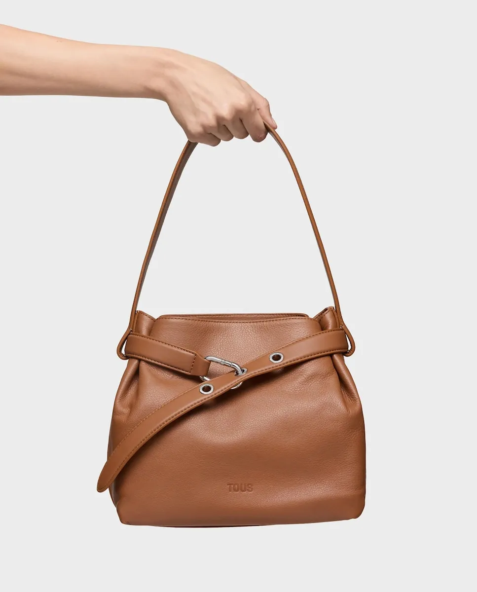 

Средняя сумка через плечо Hold Plain Tous, песочный