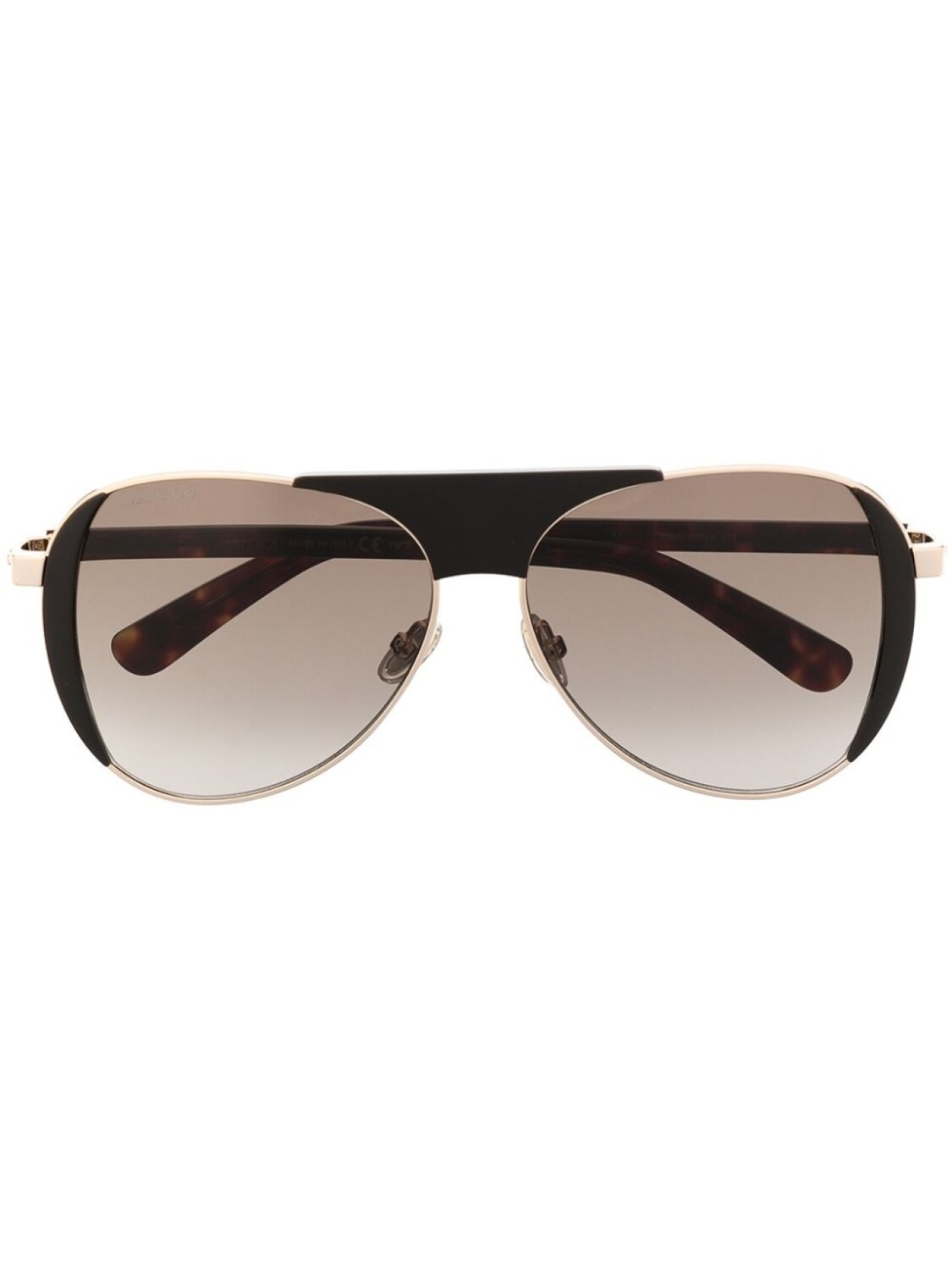

Солнцезащитные очки-пилоты Rave Jimmy Choo Eyewear, коричневый