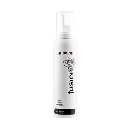 

Мусс для окрашивания волос Fusion Hair Colour Leave-In Mousse 20 Black - 125 мл Subrina Professional