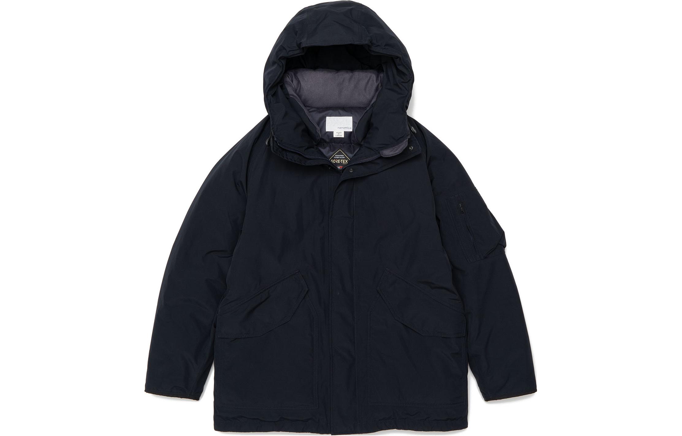 

Nanamica Куртка GORE TEX с пуховым утеплителем, Black