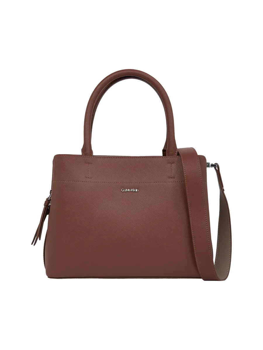 

Сумка Calvin Klein "CK BUSINESS MEDIUM TOTE_SAFFIANO", женская сумка, женская сумка через плечо, шоколадный