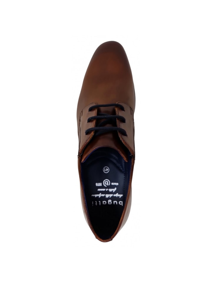 Bugatti shoes Элегантные туфли Leagro на шнуровке коричневого цвета — фото 2