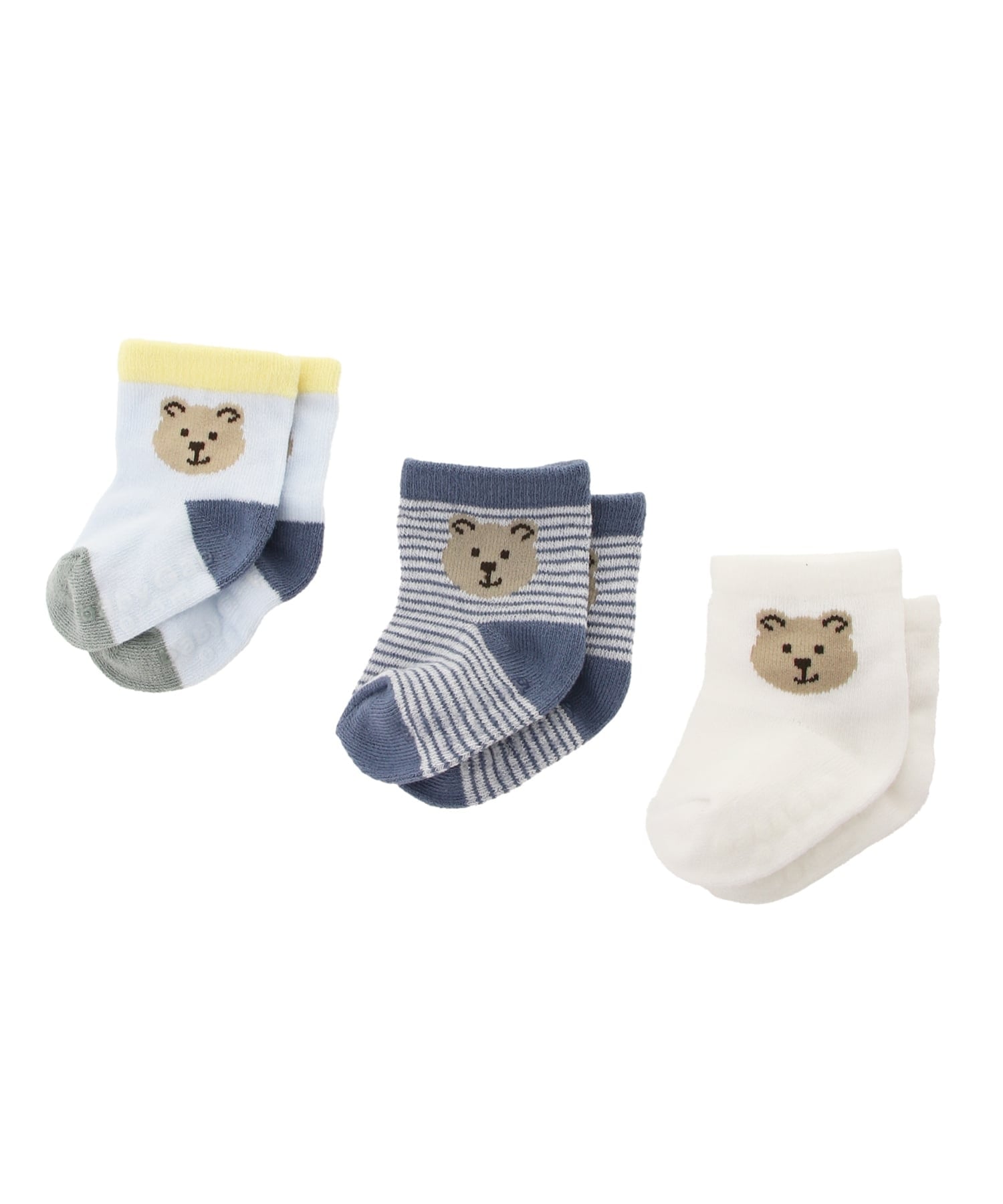(K) Детские носки Brannan Bear Crew Socks (3 пары) GAP, COLORBLOCK