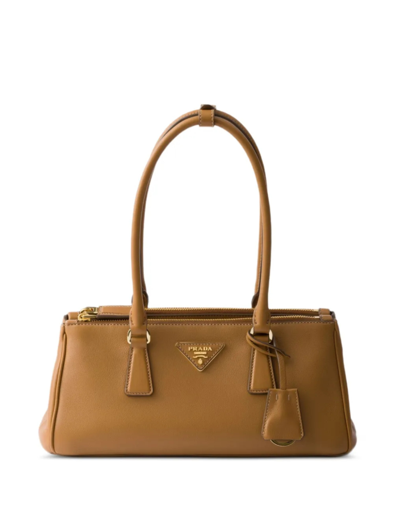 

Сумка Galleria с верхней ручкой Prada, коричневый