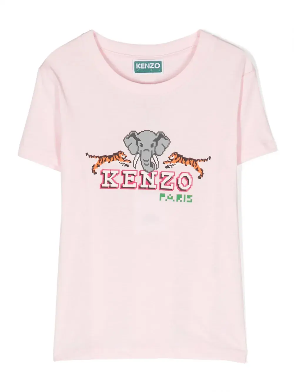 

Футболка Kenzo Elephant Kenzo Kids, розовый