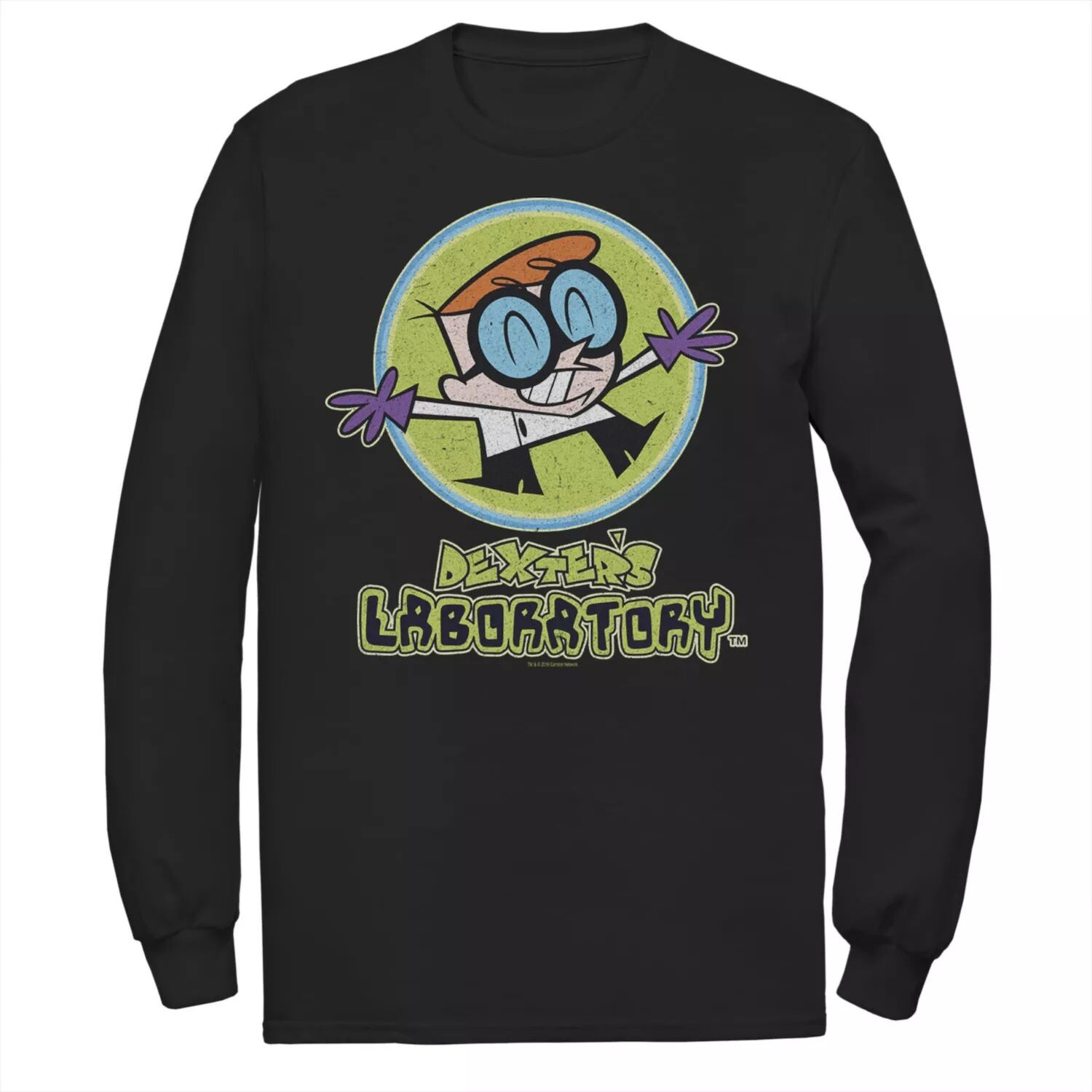 

Мужская футболка «Лаборатория Декстера» Cartoon Network Happy Scientist Licensed Character