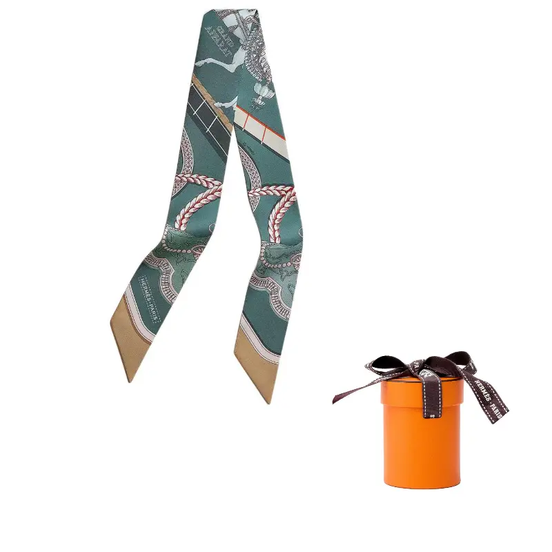 

HERMES Шёлковый шарф женский разноцветный, Multicolor