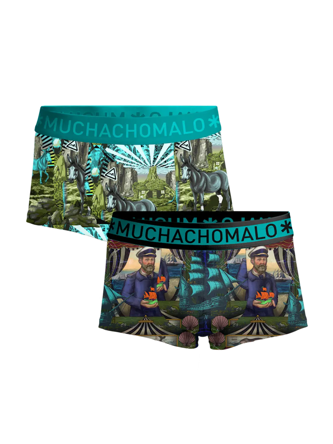 

Боксеры 2 шт трусы Muchachomalo, мультиколор