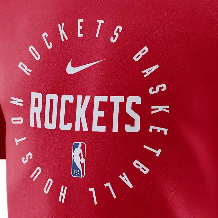 Футболка NBA Houston Rockets Men's Dri FIT Nike, University Red — фото 4