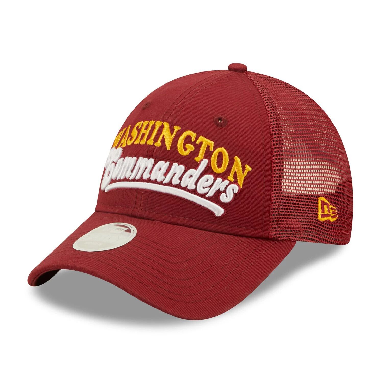 

Женская кепка New Era бордового цвета Washington Commanders Team Trucker 9FORTY Snapback New Era