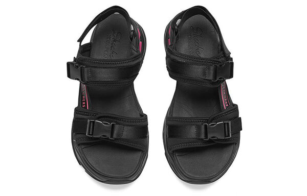 Сандалии d'lites 4.0 sandals 'black pink' Skechers, черный — фото 4