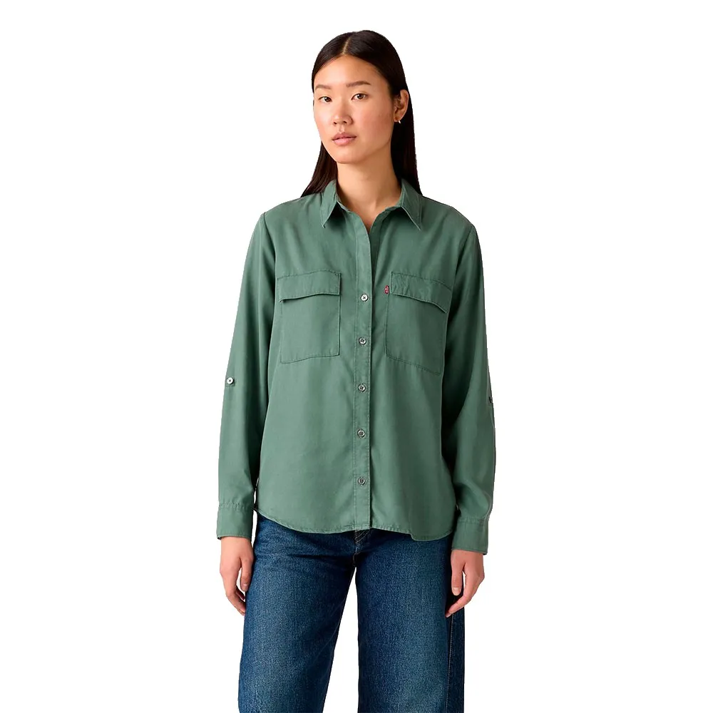 

Рубашка с длинным рукавом Levi's Doreen Utility, зеленый