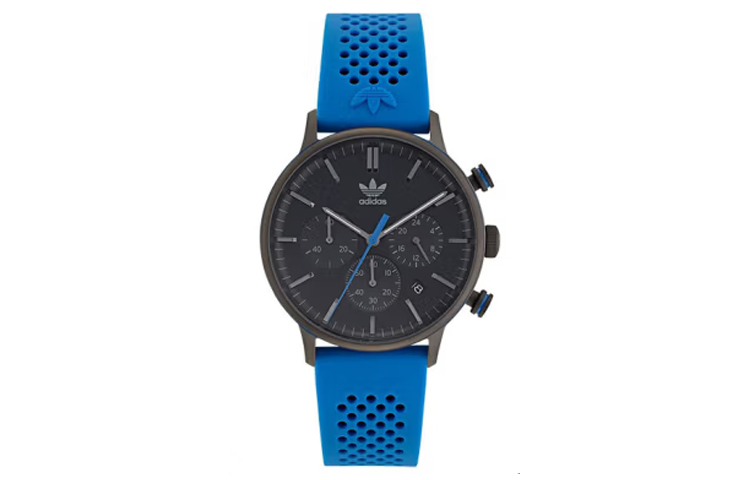 

STYLE Collection Мужские часы с кварцевым механизмом, силиконовым ремешком, черным циферблатом 40 мм AOSY220152I Adidas Originals