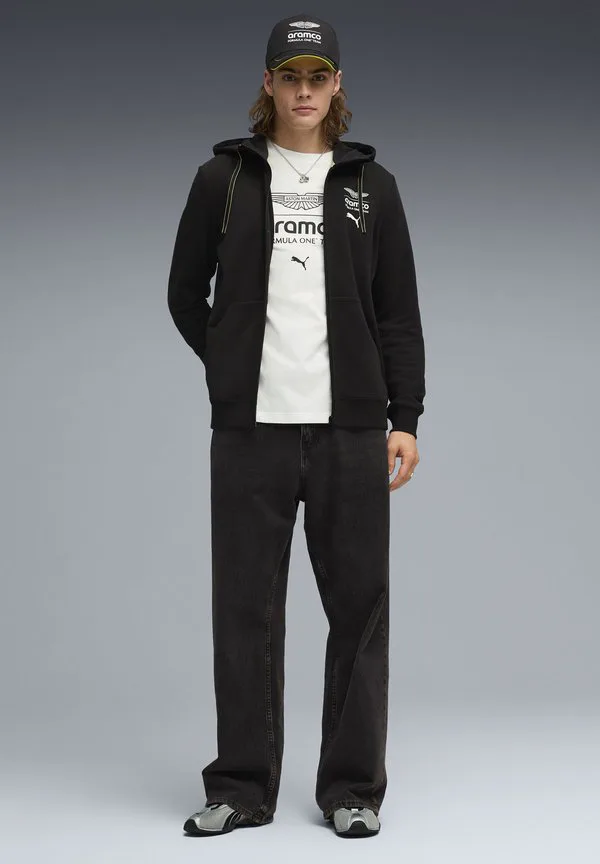 

Толстовка на молнии aston martin aramco team essentials Puma, Black, Черный, Толстовка на молнии aston martin aramco team essentials Puma, Black