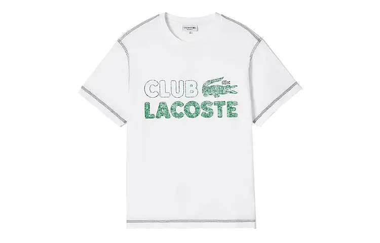 

Футболка мужская белая Lacoste, белый