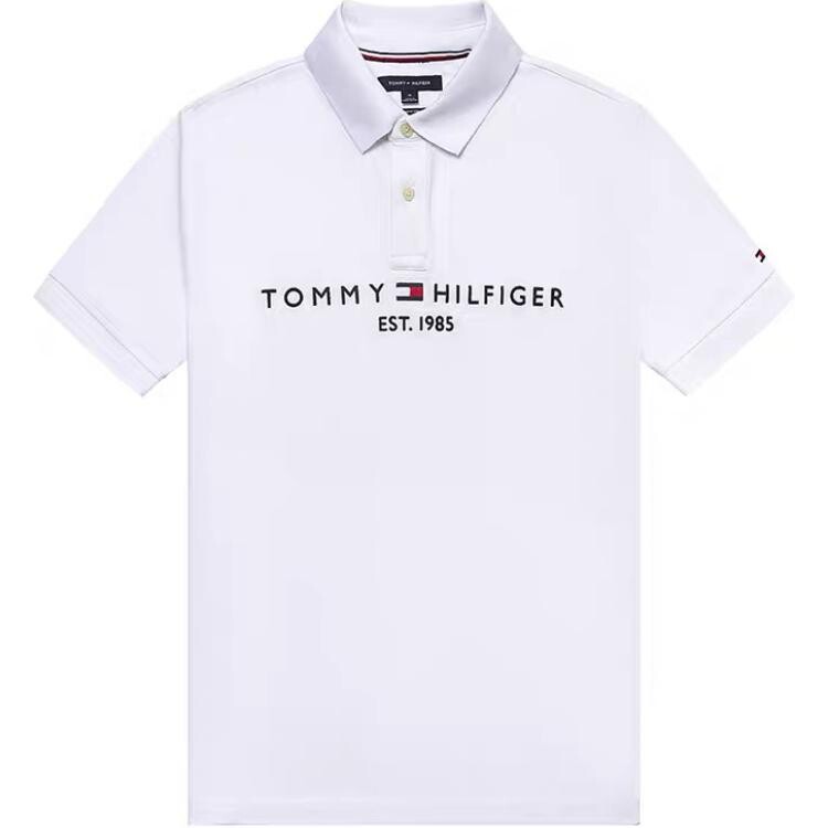 

Рубашка поло мужская белая Tommy Hilfiger, белый