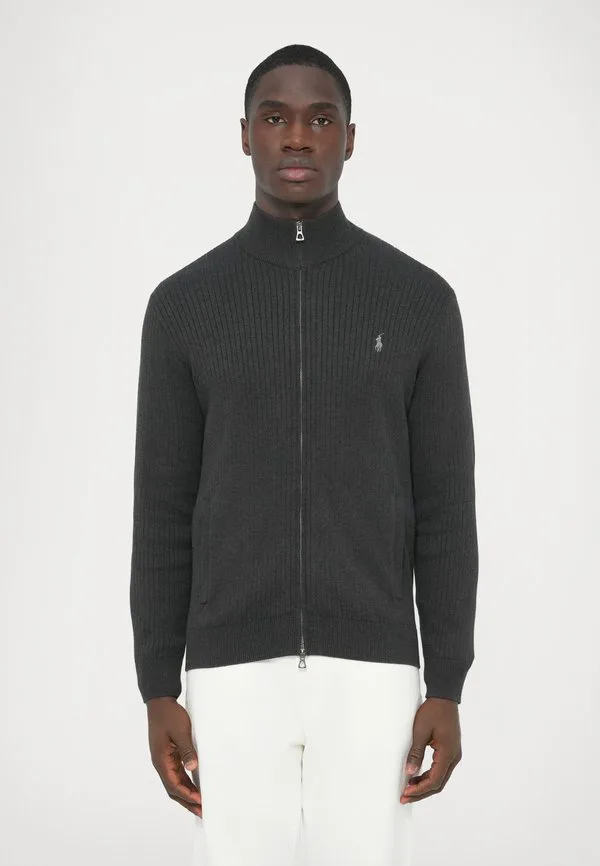 Свитер-Кардиган на молнии Polo Ralph Lauren, Dark Granite Heather