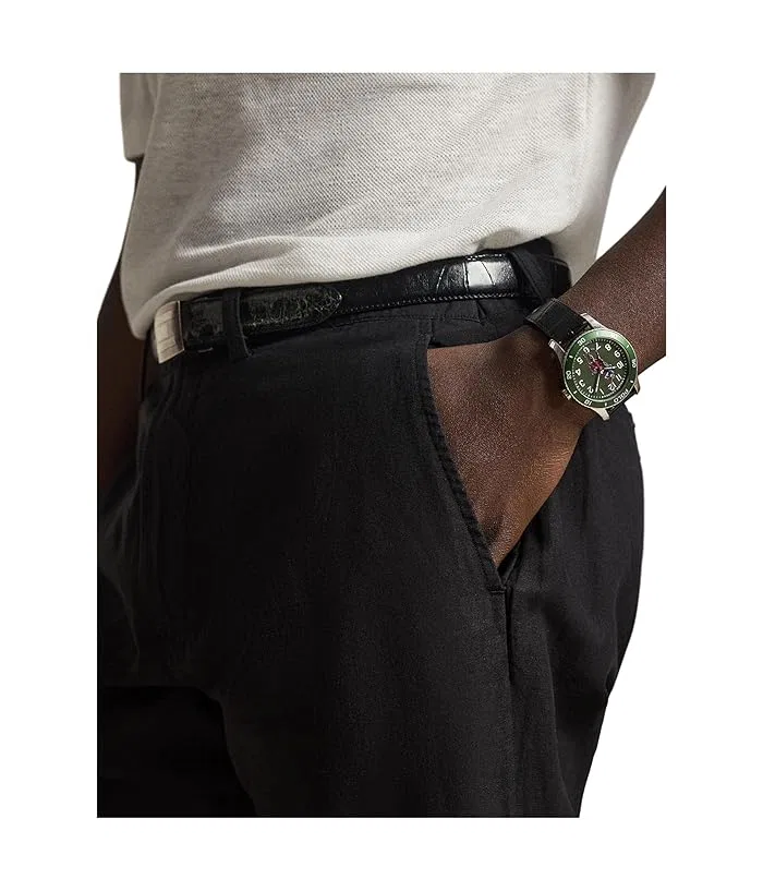 Брюки классические Bedford из льна и хлопка Polo Ralph Lauren, Polo Black — фото 4