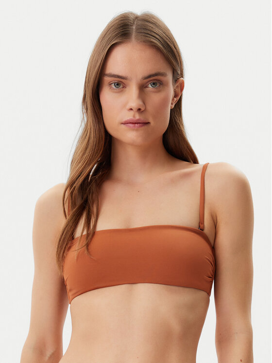 

Топ бикини KW0KW02845 Calvin Klein Swimwear, коричневый