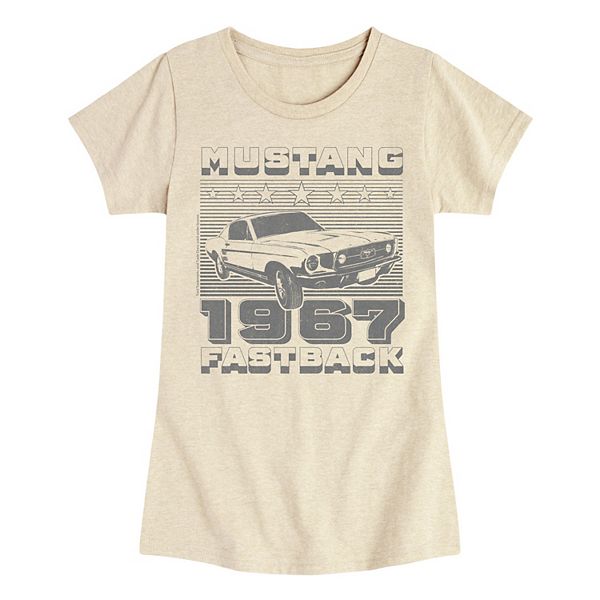 

Футболка с принтом Ford Fastback 67 Stars Stripes для девочек 7-16 лет Licensed Character, Birch