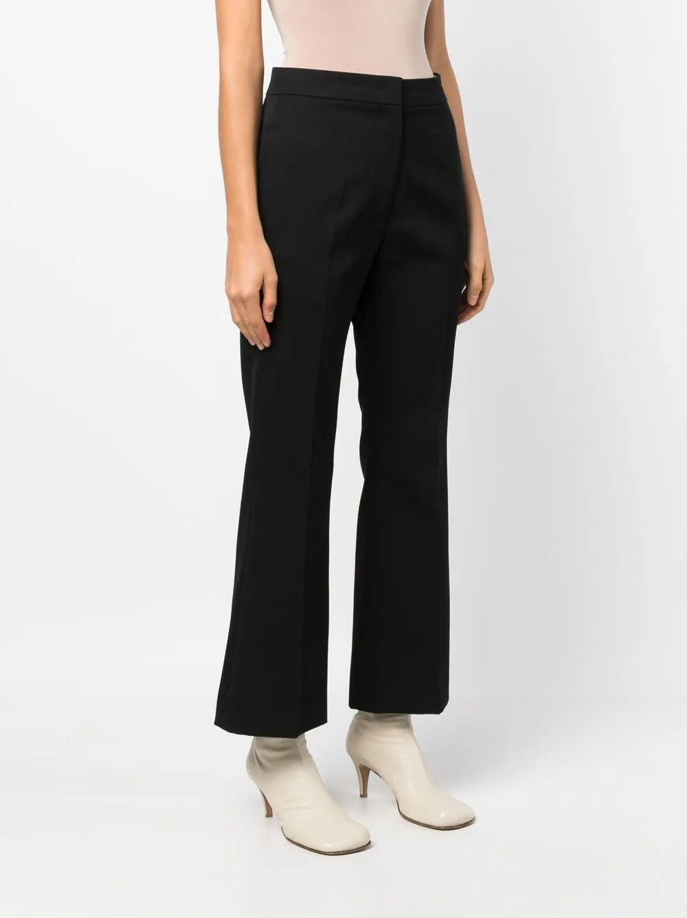 Укороченные брюки с завышенной талией JIL SANDER, черный — фото 3