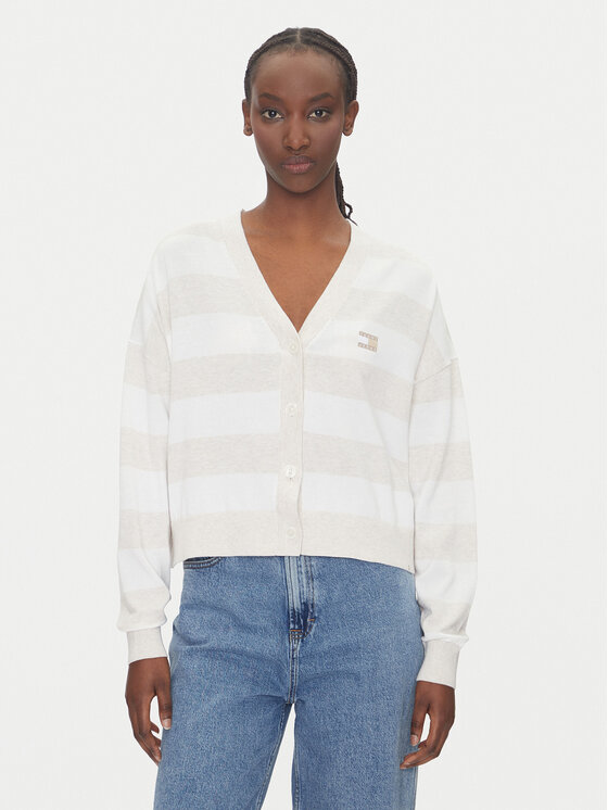 

Кардиган свободного кроя DW0DW20968 Tommy Jeans, бежевый