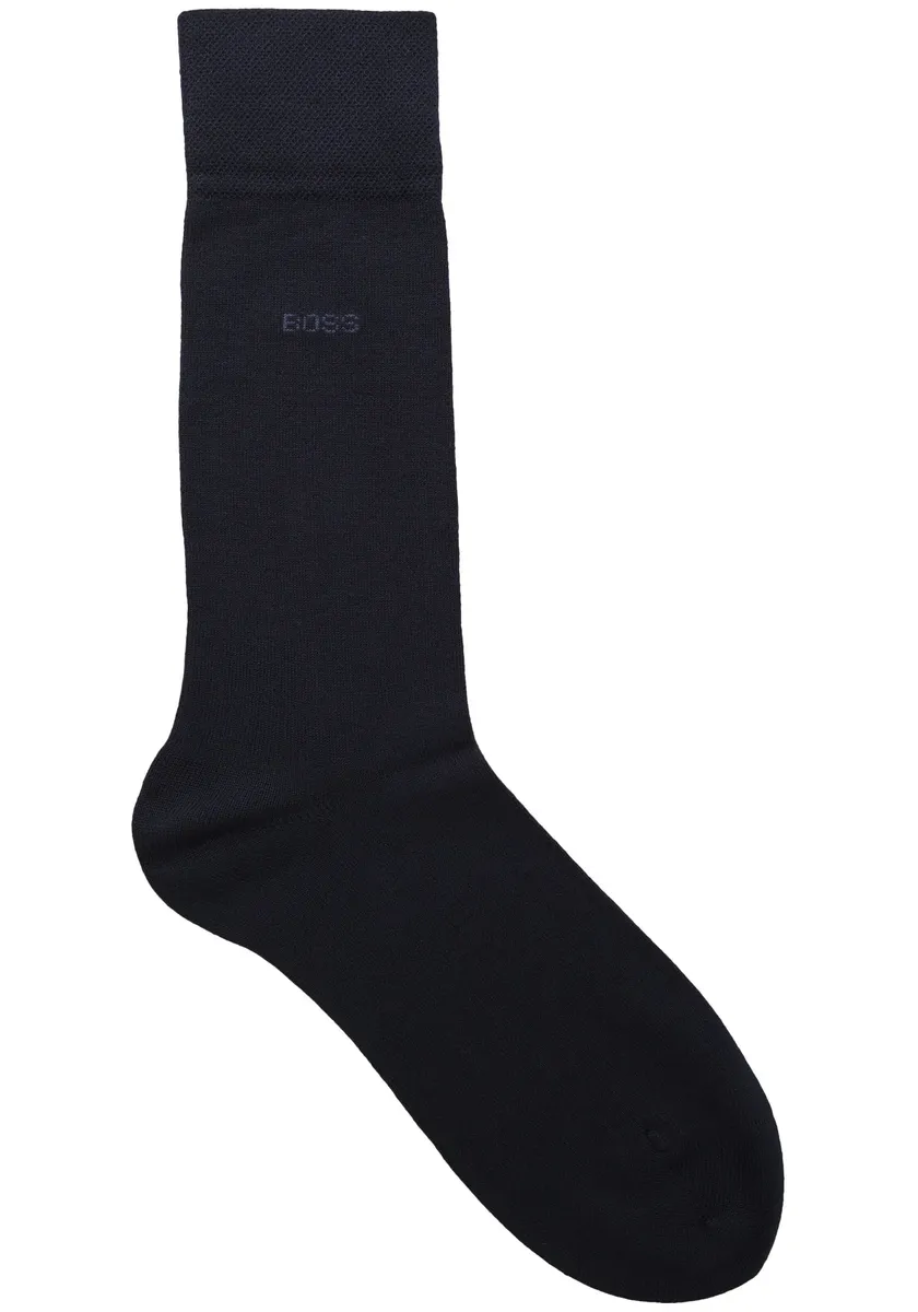

Деловые носки BOSS "Edward RS Gentle VI" (пакет) с изящной надписью логотипа BOSS, цвет Black401