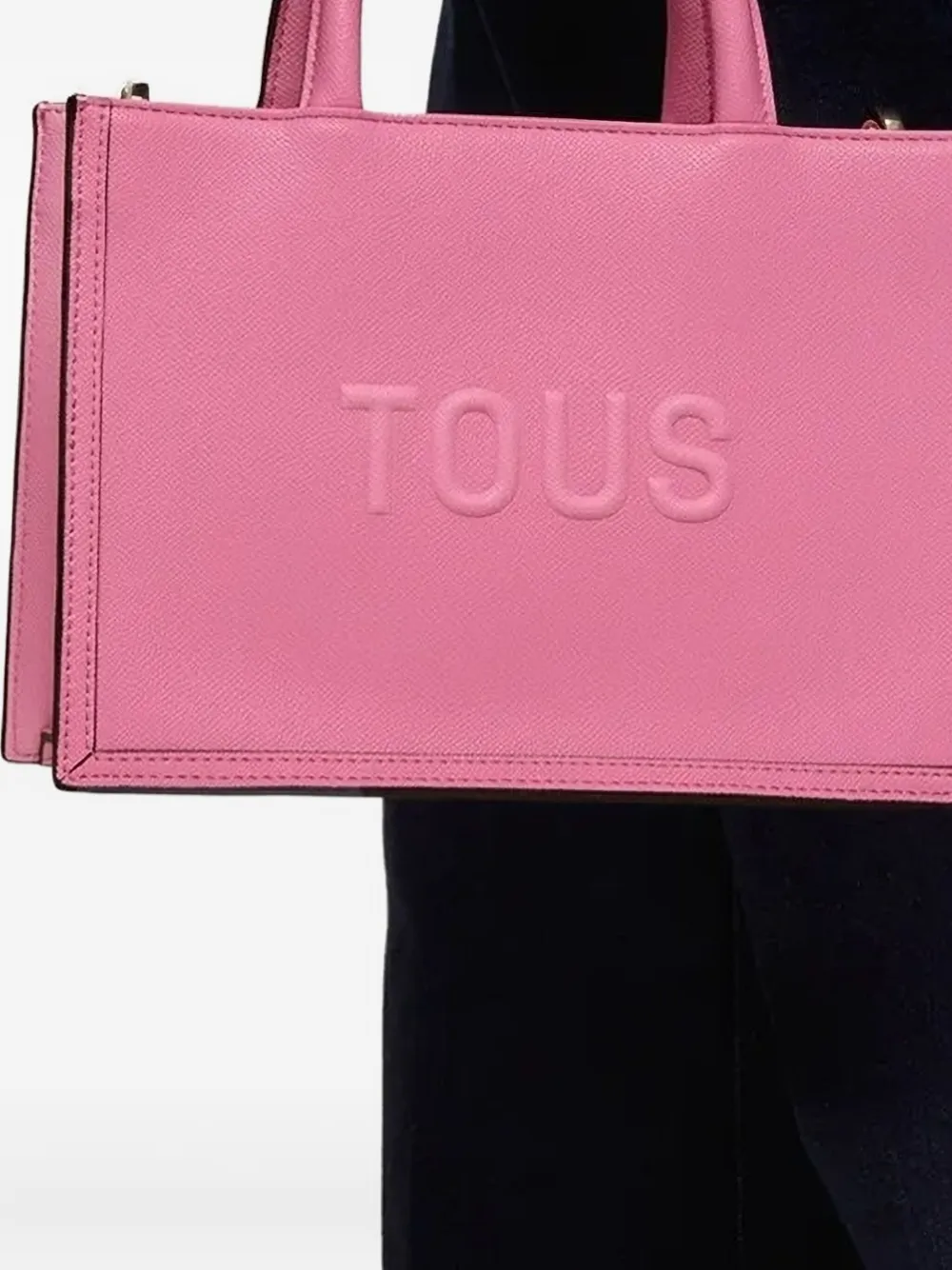 

Сумка-шоппер с тисненым логотипом TOUS, розовый