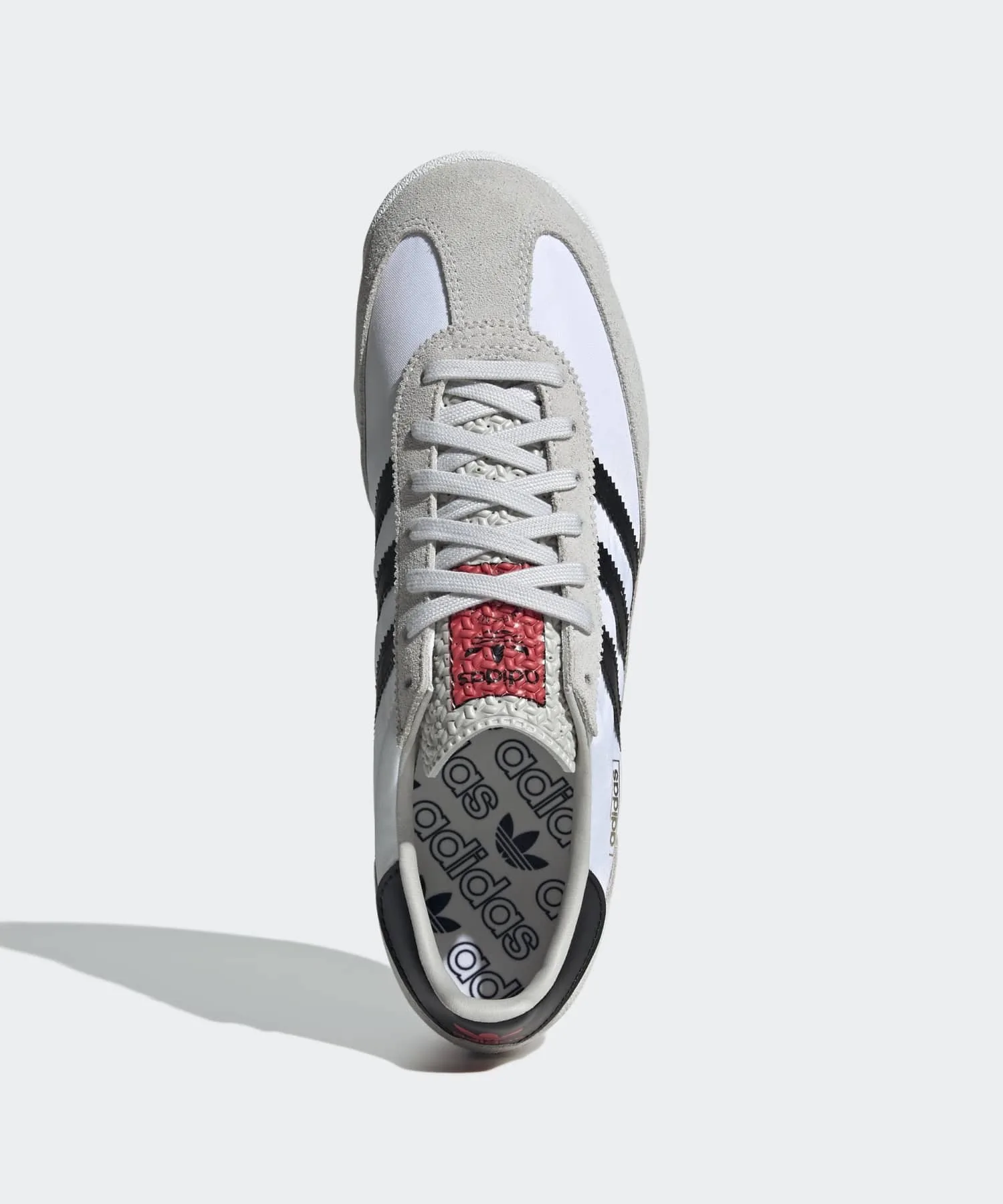 Кроссовки из натуральной кожи SL 72 RS adidas Originals белые — фото 2