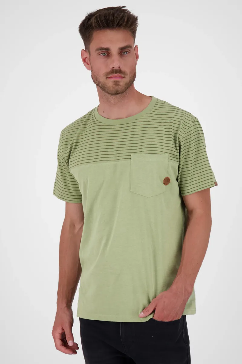 

Футболка Alife & Kickin "LeopoldAK Z Shirt Мужская футболка", цвет Dust Melange