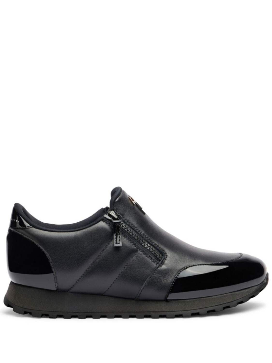 

Стеганые лоферы Idle Run на молнии Giuseppe Zanotti, черный