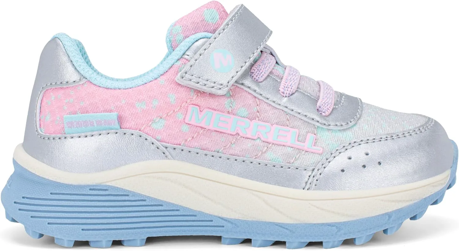 Кроссовки Merrell Unisex-Child S Nova FST Jr, серебристый/розовый — фото 4