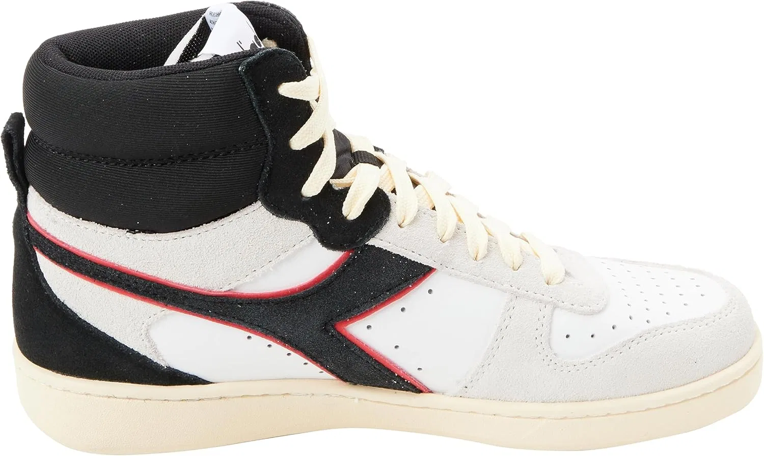 Кроссовки Diadora Unisex Magic Basket Mid Gymnastikschuh, White Ferrari Red Italy — фото 2
