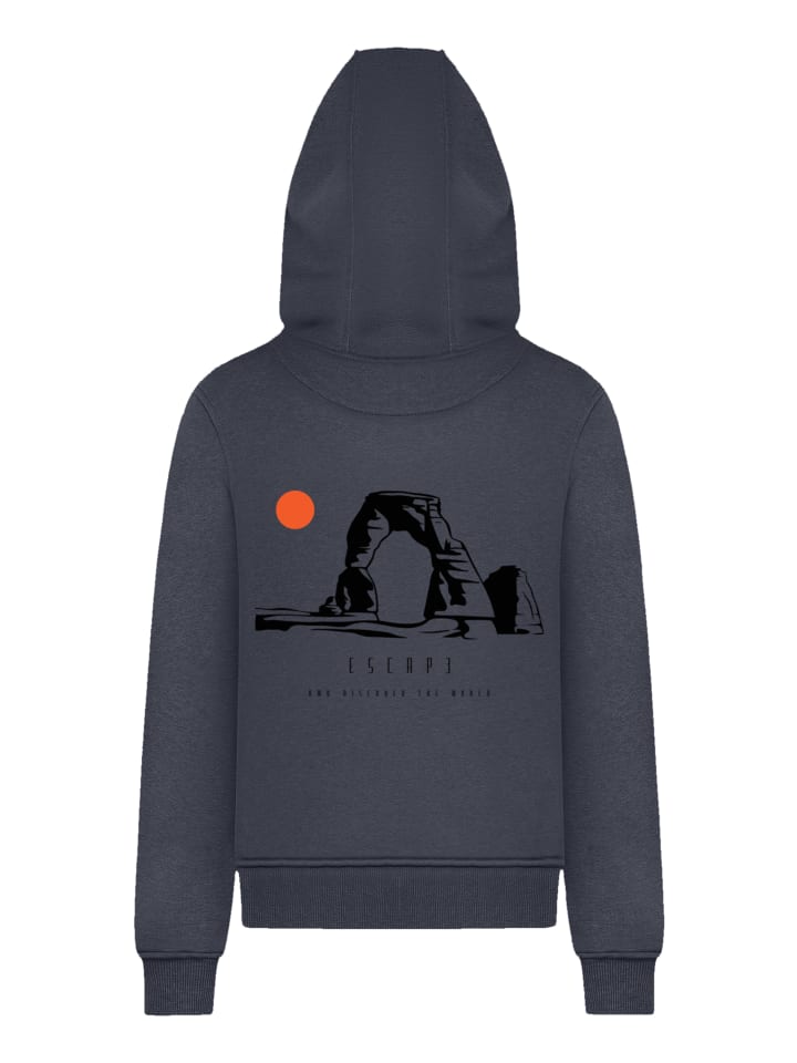 

F4NT4STIC Худи Escape Discover the World Savannah темно-синего цвета