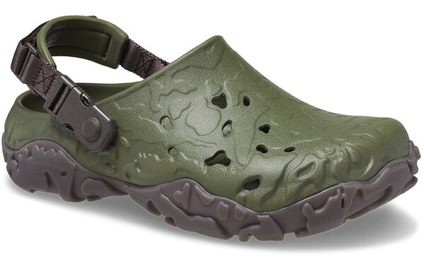 Сандалии all-terrain atlas clog 'army green espresso' Crocs, зеленый — фото 3