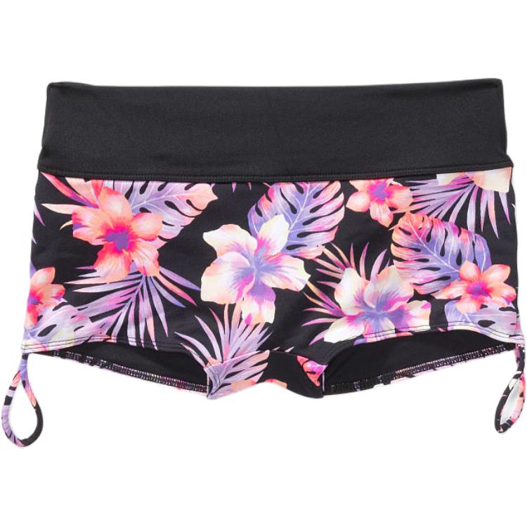 

Victoria's Secret Женские трусы Pink 1 шт Black Purple Flowers