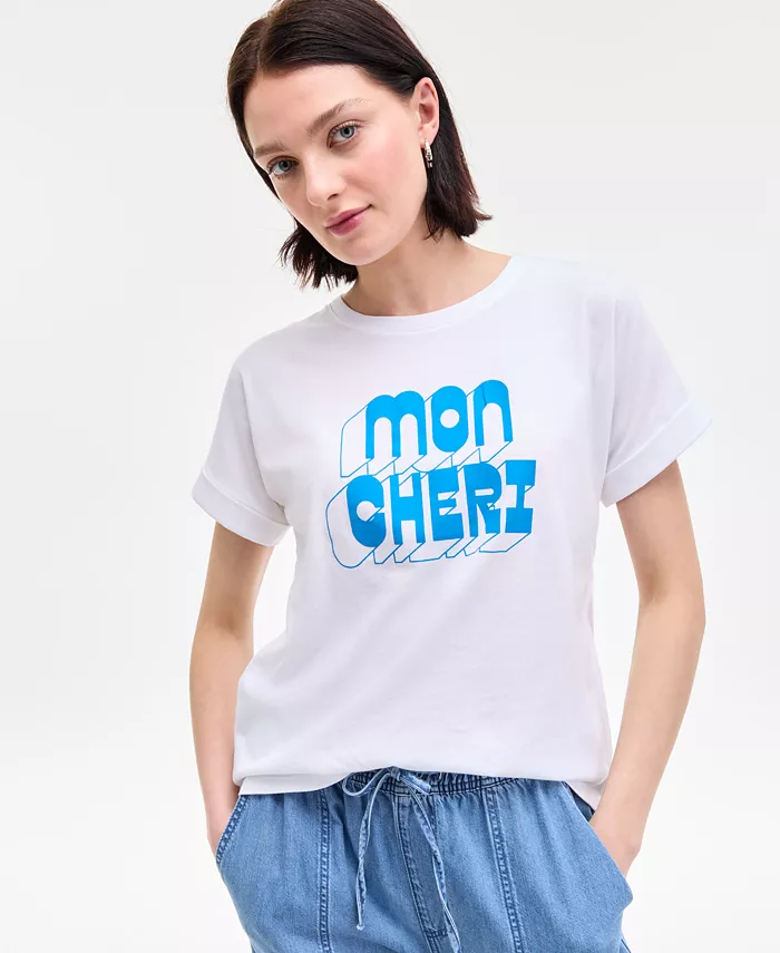 

Женская футболка Mon Cheri с манжетами и рукавом долман On 34th, белый